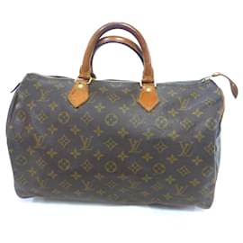 LOUIS VUITTON Totem Speedy 30 Monogram Canvas Satchel Bag Brown - 15%