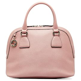 Gucci-Gucci Rose Mini GG Charm Dome Cartable-Rose