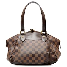 Louis Vuitton Damier Ebene Canvas Malesherbes Top Handle Bag Louis Vuitton  | The Luxury Closet