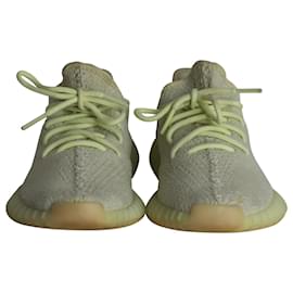 Autre Marque-ADIDAS YEEZY BOOST 350 V2 Knit Sneakers in Ice Yellow Cotton-Other,Yellow