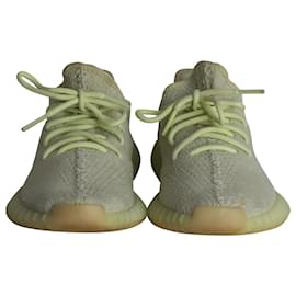 Autre Marque-ADIDAS YEEZY BOOST 350 V2 Knit Sneakers in Ice Yellow Cotton-Other