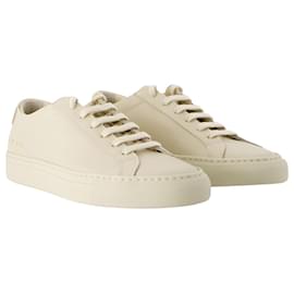 Autre Marque-Baskets basses Achilles originales - Common Projects - Cuir - Beige-Marron,Beige