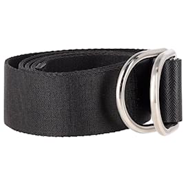 Prada-Prada D-Ring Belt in Black Nylon-Black