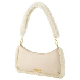 Jacquemus-Bolso The Bisou Doux - Jacquemus - Piel - Beige claro-Castaño,Beige