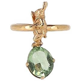 Dior-Bague cristal Dior Dream Rabbit en métal doré-Doré