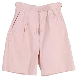 Max Mara-Max Mara Bermuda Shorts in Pink Cotton-Pink