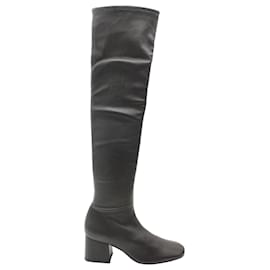 By Far-By Far Carlos Over-The-Knee Boots in Black Leather-Black