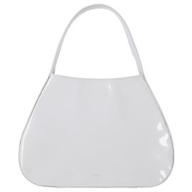 Khaite Sac Cabas Ada Hobo En Cuir Verni Blanc Blanc