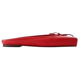 Mules Ballerines - Jacquemus - Cuir - Rouge Rouge