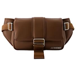 Jacquemus-Bambimou Belt Bag - Jacquemus - Leather - Brown-Brown