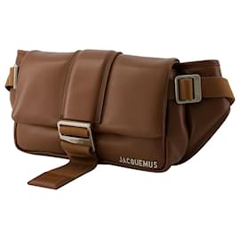 Jacquemus-Bambimou Belt Bag - Jacquemus - Leather - Brown-Brown