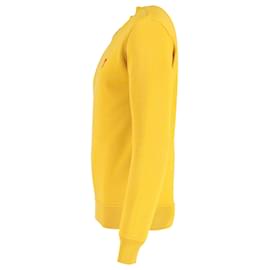 Ami-Ami Paris AMI de Coeur Sweatshirt aus gelber Baumwolle-Gelb