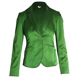 Blazer cruzado de Etro en algodón verde Verde