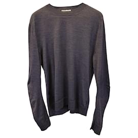 Bottega Veneta-Bottega Veneta Crewneck Sweater in Grey Wool-Grey