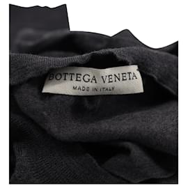 Bottega Veneta-Pull à col rond Bottega Veneta en laine grise-Gris