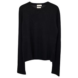 Bottega Veneta Strickpullover aus schwarzem Kaschmir Schwarz