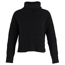 Zadig & Voltaire-Zadig & Voltaire Turtleneck Sweater in Black Cashmere-Black