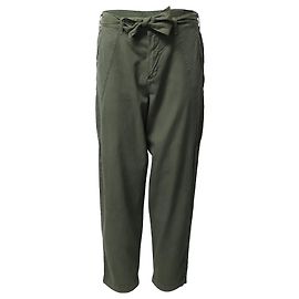 Calça Ba&sh Parker Fluid em Lyocell Verde Verde Caqui