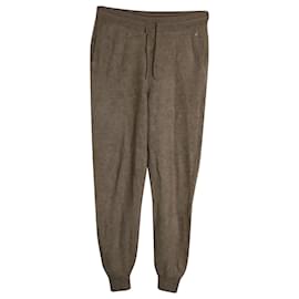 Sandro-Sandro Track Pants in Beige Cashmere-Beige