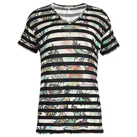 Etro-Etro Striped T-Shirt in Multicolor Viscose-Other