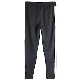Palm Angels-Palm Angels Logo Track Pants in Black Polyester-Black