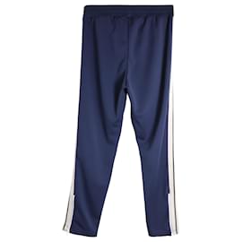 Palm Angels-Palm Angels Logo Track Pants in Navy Blue Polyester-Navy blue
