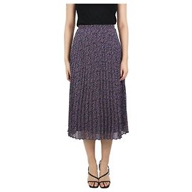 Claudie Pierlot Blue pleated paisley skirt - size FR 36 Blue