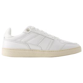 haut bas 2011 Baskets - AMI Paris - Cuir - Blanc Blanc