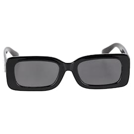 Off White Off-White Arthur Rectangular Sunglasses in Black Acetate Black