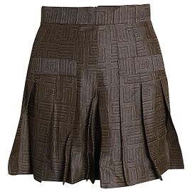 Sandro Gael - Short superposé en jacquard plissé en viscose multicolore Autre Imprimé python