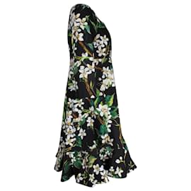 Dolce & Gabbana-Dolce & Gabbana Midi Dress in Floral Print Cotton-Other