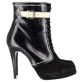 Jason Wu Bottines à talons hauts Alexis en cuir noir Noir