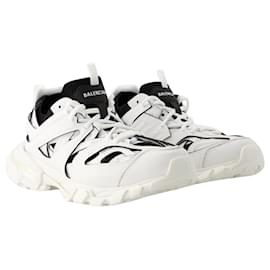 Balenciaga-Track Sock Sneakers - Balenciaga - Black/white-White
