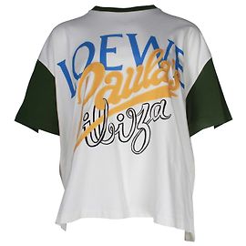 Loewe Paula's Ibiza T-shirt oversize en coton blanc Blanc