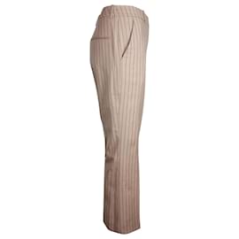 Altuzarra-Altuzarra Striped Trousers in Beige Virgin Wool-Beige