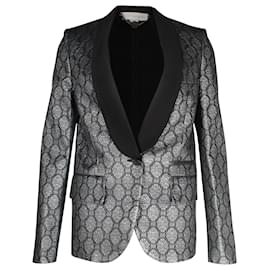 Stella Mc Cartney-Blazer Estampado Stella McCartney em Viscose Multicolor-Multicor