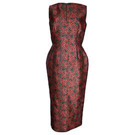 Robe Midi Imprimée Rochas en Polyester Multicolore Autre Imprimé python