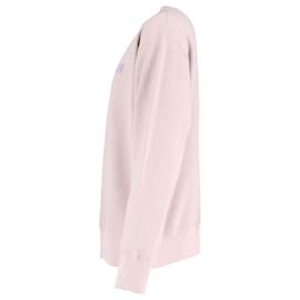 Acne-Acne Studios Face Patch Sweatshirt aus rosa Baumwolle-Andere