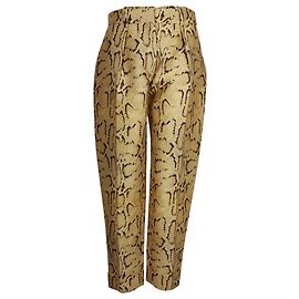 Stella Mc Cartney Stella McCartney Hose mit Schlangenmuster aus Polyester mit Tiermuster Andere Python drucken