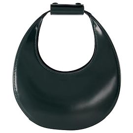 SAC MINI MOON - Staud - cuir de veau - PNE Vert