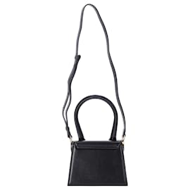 Jacquemus-Jacquemus Le Chiquito Moyen Handbag in Black Leather -Black