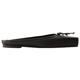 Mules Bailarina - Jacquemus - Couro - Preto Preto
