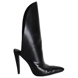 Alexander Wang-Alexander Wang Lin Polished Boots in Black Leather-Black