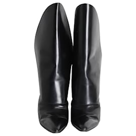 Alexander Wang-Alexander Wang Lin Polished Boots in Black Leather-Black