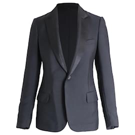 Dior-Dior Single-Breasted Blazer in Black Wool-Black