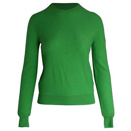 Céline Suéter Celine Crewneck em Lã Verde Verde