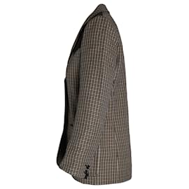 Louis Vuitton Bordeaux Tweed Zip Front Coat S - ShopStyle