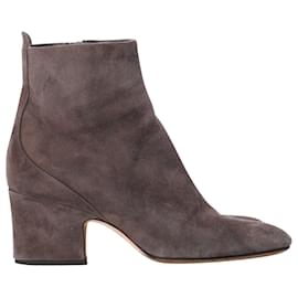 Jimmy Choo-Jimmy Choo Autumn 65 Ankle Boots in Grey Suede-Grey