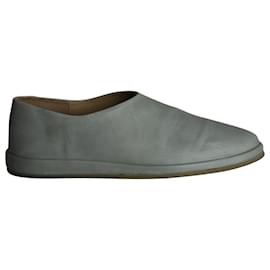 Fear of God-Fear of God The Mule Flats in Blue Grey Leather-Blue