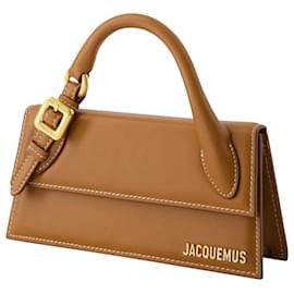 Jacquemus-The Chiquito Boucle Long Bag - Jacquemus - Leather - Light Brown 2-Brown